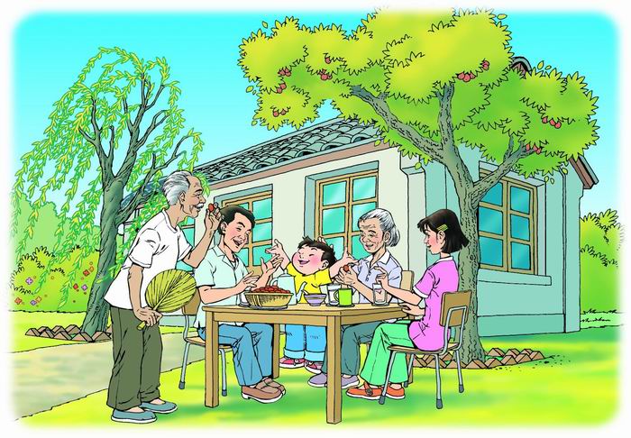 小学二年级语文上册《小柳树和小枣树》人教版