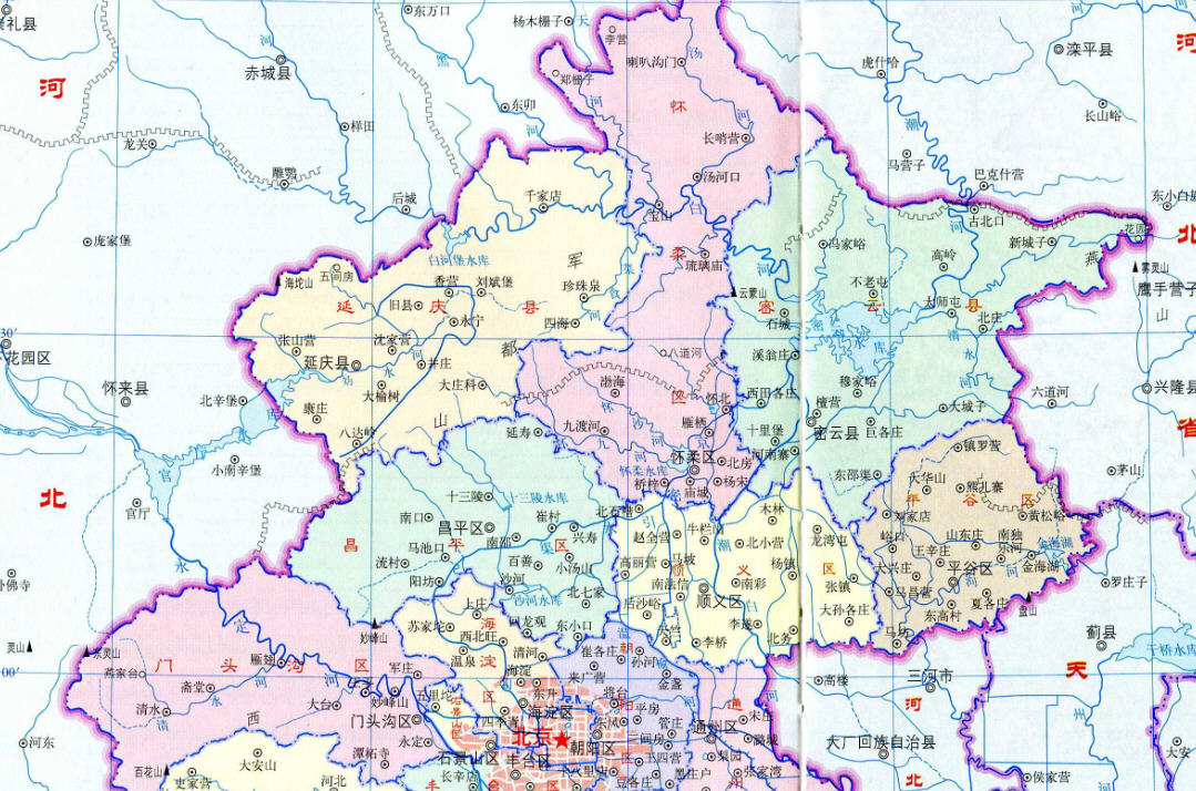 北京地图电子版下载|北京地图全图高清版下载