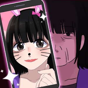 沈溺sns的女人