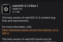 watchOS3.1.3 Beta1޸ʲô watchOS3.1.3 Beta1޸ݽ