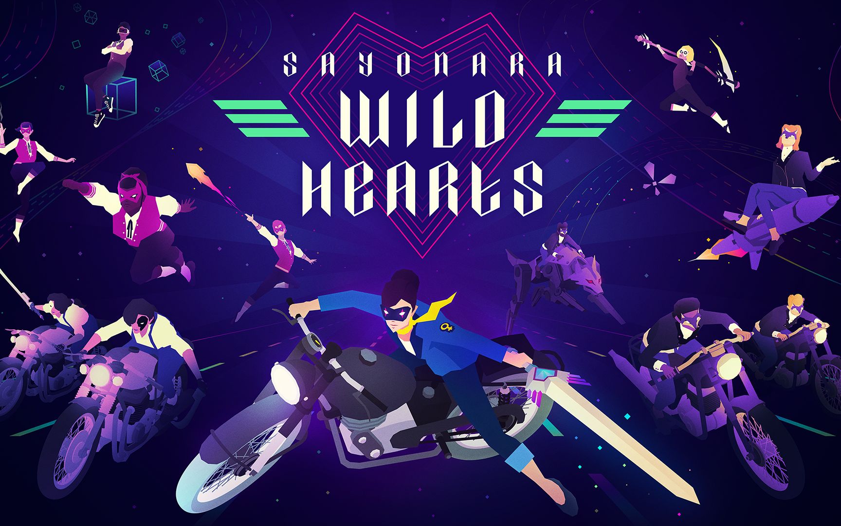 ҊҰ֮ġSayonara Wild Hearts ȫSͨP | 60fps | űw | Switch|