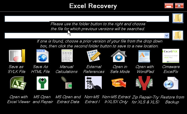 Excelrecovery(excel޸)V3.0.1 ٷӢİ