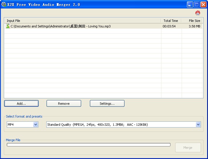 X2X Free Video Audio MergerɫЯ