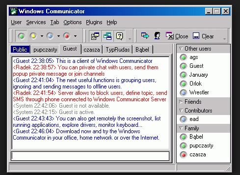 Windows Communicator2.0.0