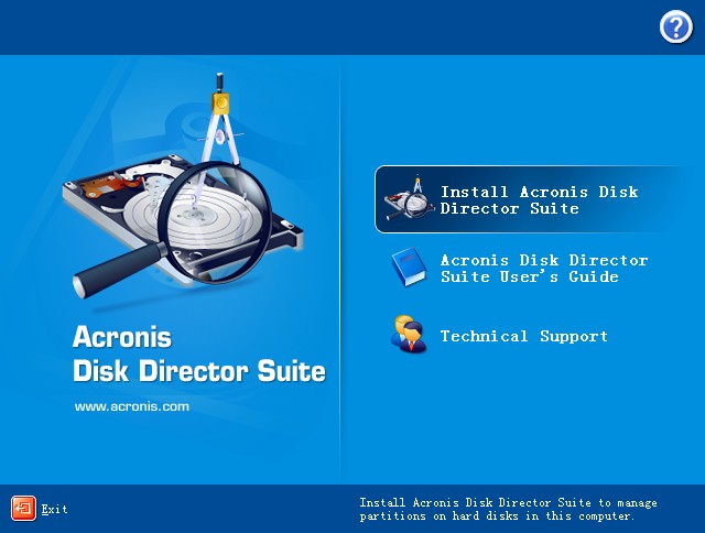 Acronis Disk Director Suite(windows7)v10.0.2160