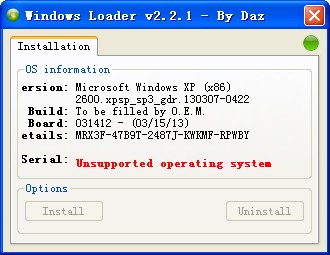 Windows 7 Loader(win7)V2.2.1 By Daz ɫѰ