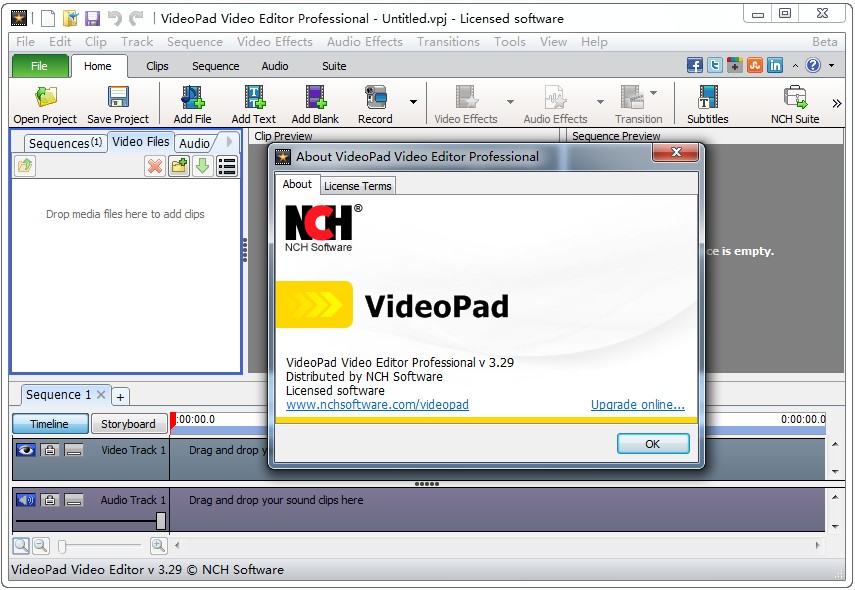 VideoPad Video Editor(Ƶ༭)V3.29 ɫر