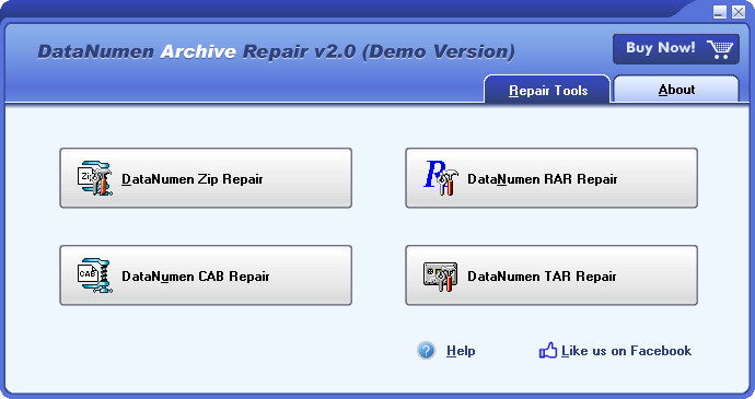 DataNumen Archive Repair(޸ѹļ)V2.0 ɫ