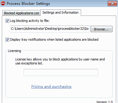 Process Blocker(ֹ)V1.06 ɫ