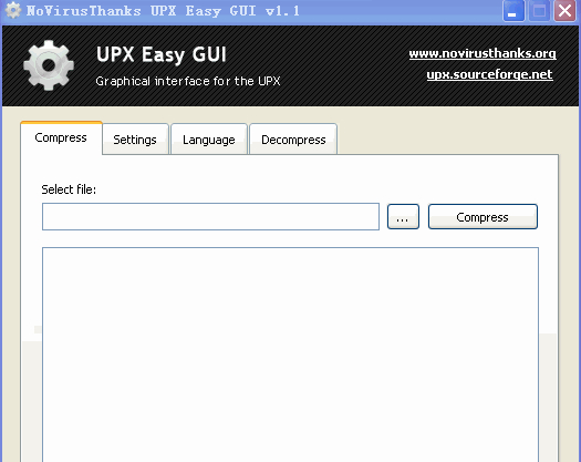 upxټӿѿ(UPX Easy GUI)V1.9 ɫ