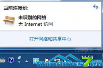 WIN7콢ϵͳʾδʶInternetôȥ