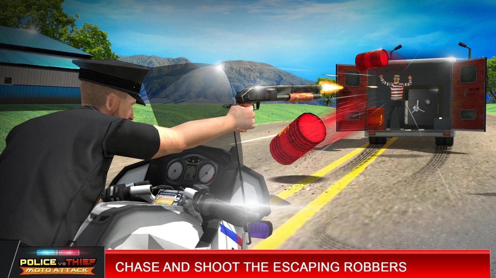 ĦгսPolice vs Thief MotoAttackV1.0 ׿