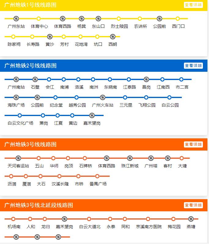 广州地铁线路图下载