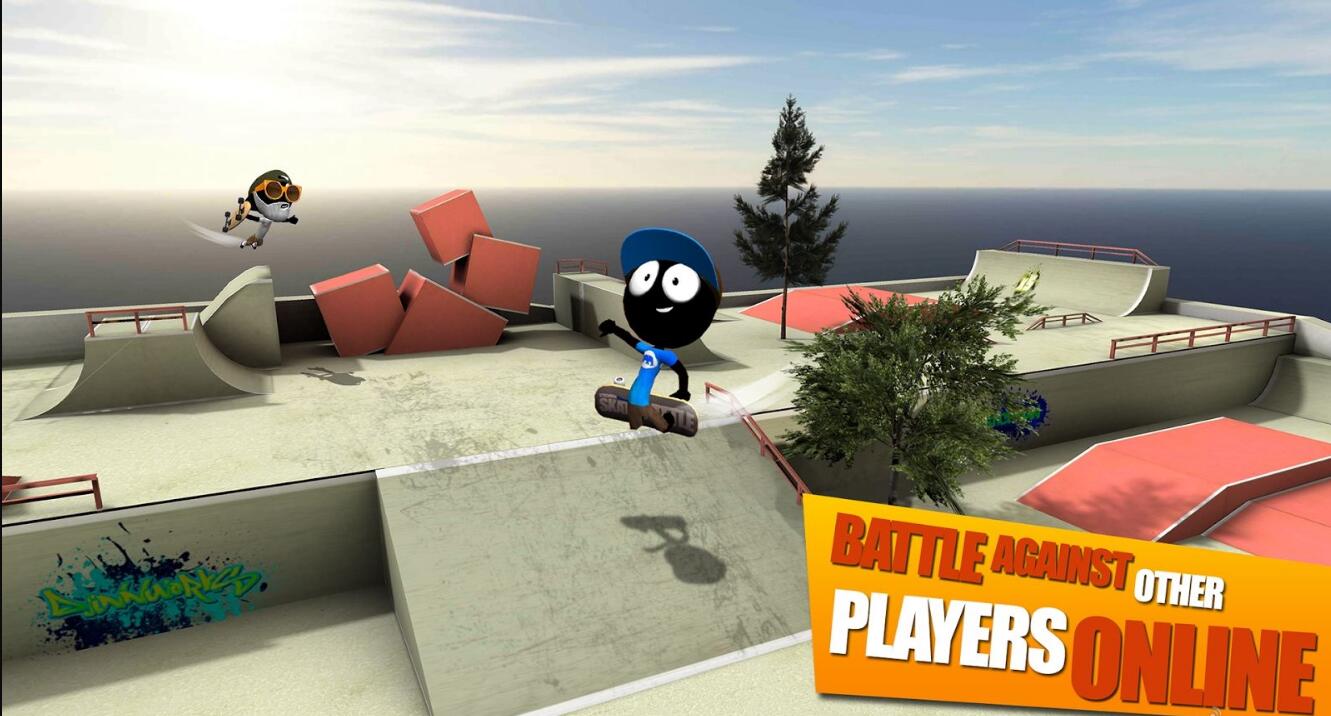 ˻ԾStickman Skate BattleV1.0.10 ׿