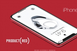 大红色iPhone X渲染图 经典中国红风度不凡