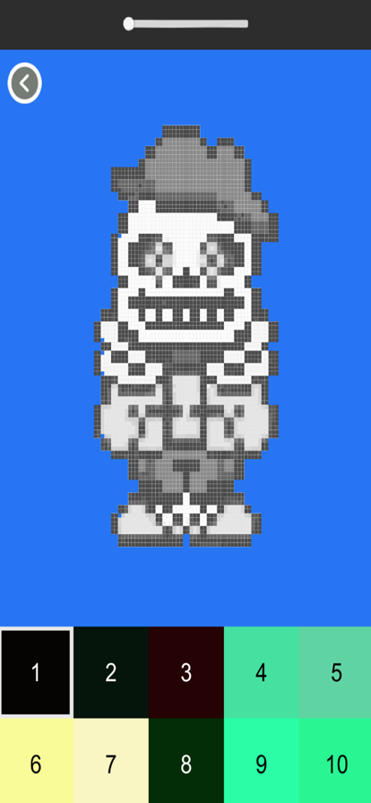 Undertale Sans Pixel ArtV2 ׿