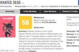 Wanted: DeadýֽIGN 4 Metacritic58