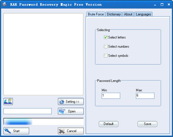 RAR Password Recovery Magic(RAR)V6.1.1.378 ɫر