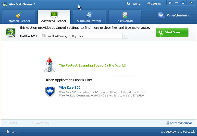 Wise Disk Cleaner Portable()V8.3.573 ɫЯ