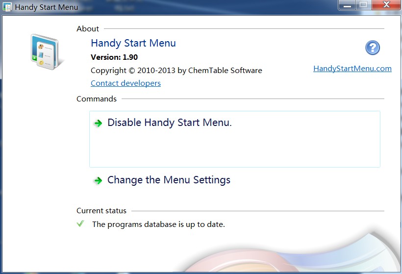 Handy Start Menu(򻯿ʼ˵)V1.93 ٷ