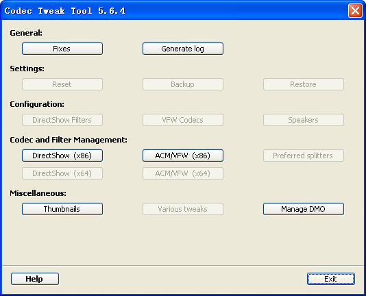 K-Lite Codec Tweak Tool(aޏ(f))V5.6.4 ӢľGɫM(fi)