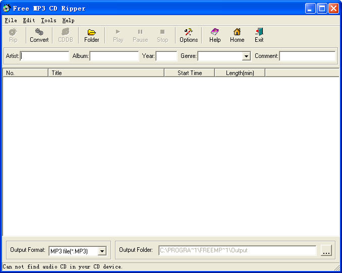 Free MP3 CD Ripper(CD)V2.6 ٷ