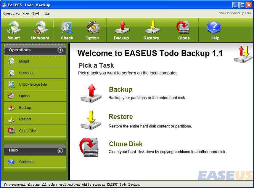 EASEUS Todo Backup(ݱ)V6.5 ӢѰ