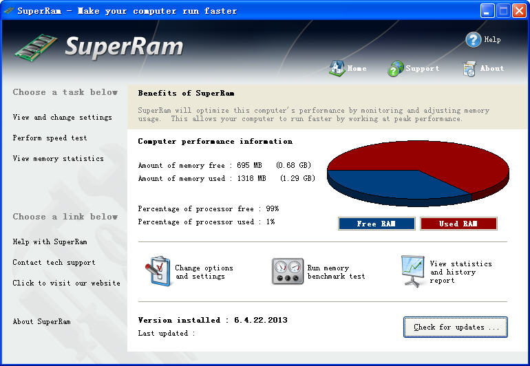 SuperRam Portable(ڴͷ)V6.12.16.2013 ӢɫЯ