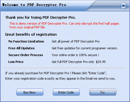 PDF Decrypter Pro(PDFļܹ)V3.40 ٷ؄e