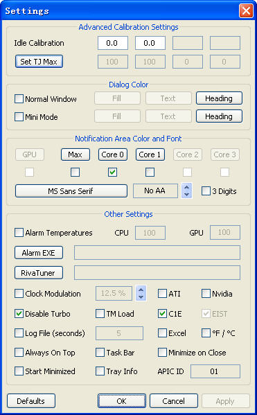 Real Temp(cpu¶ȼ⹤)V3.70.0 ɫӢѰ