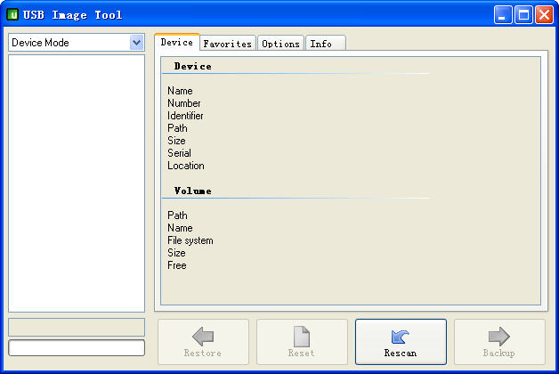 USB Image Tool(U/MP3ݻԭ)V1.64 ӢɫѰ