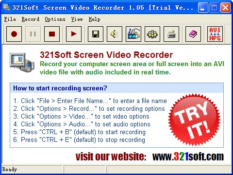 321Soft Screen Video Recorder(ĻC(j))V1.05 Gɫ