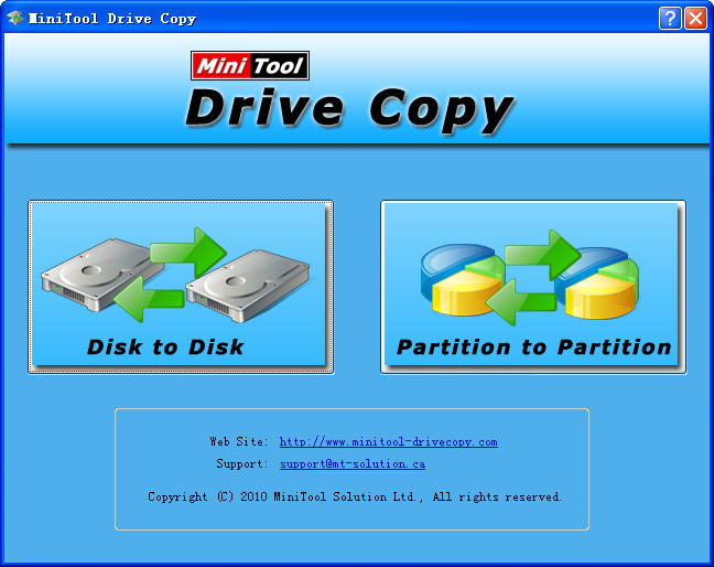MiniTool Drive Copy(Ӳ̶Կ)V5.0.0.1 ٷѰ