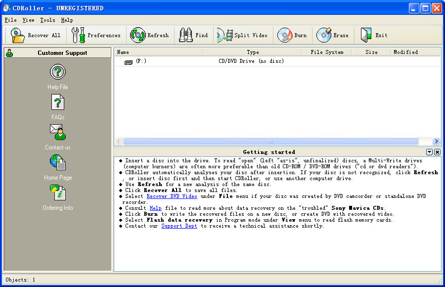 CDRoller(CD/DVDݻָ)V9.70.50.1 İ