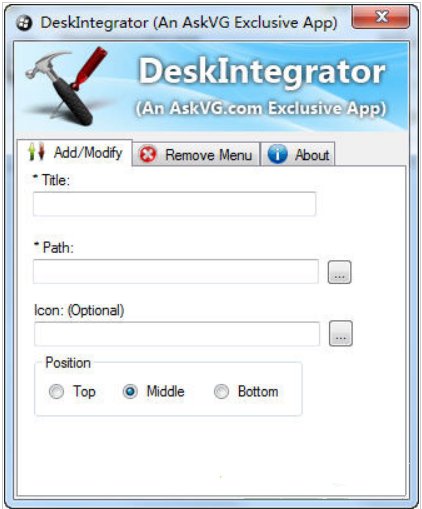 DeskIntegrator(Ҽ˵)V1.0 ɫ