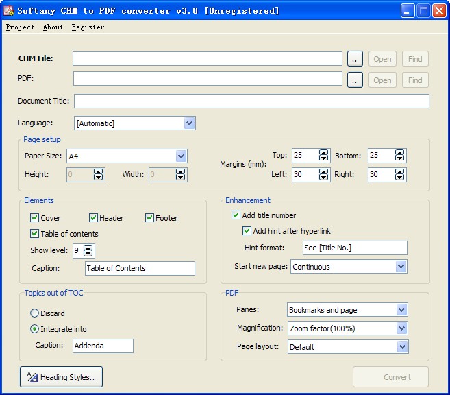 Softany CHM to PDF Converter(chmתpdfʽ)V3.0 ٷر