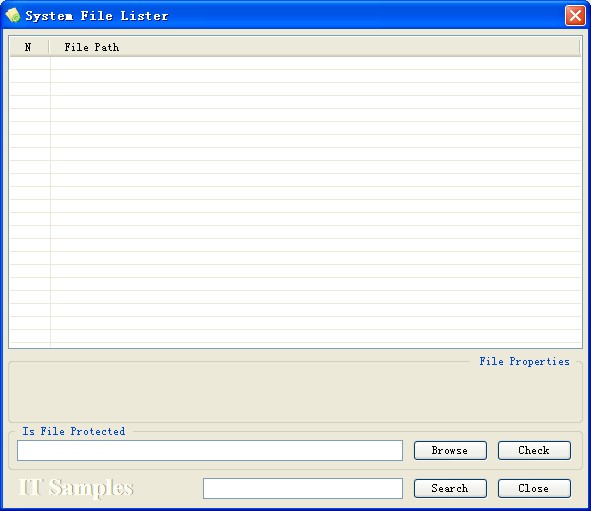 System Files Lister(ϵͳļѯ)V1.0 ɫ