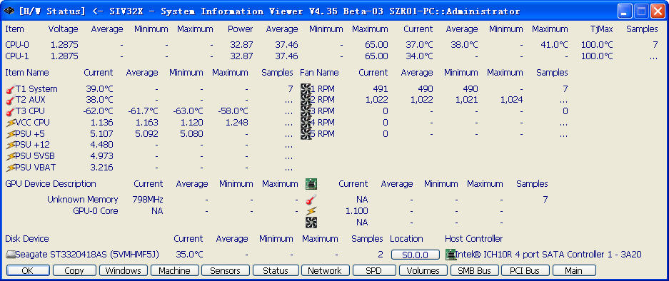 SIV(System Information Viewer)ӲzyV4.43 beta4 ٷGɫ