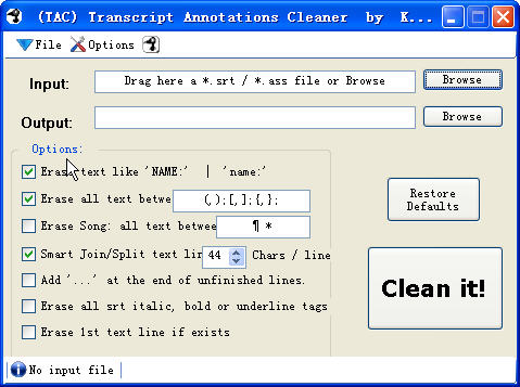 Transcript Annotations CleanerV1.3.0.0 ӢɫѰ