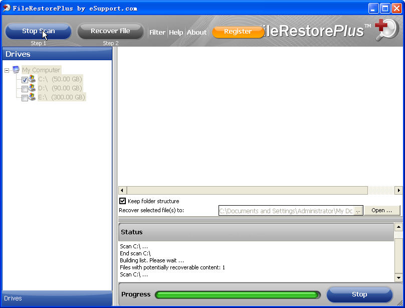 FileRestorePlus(ָɾļ)V3.0.5.525 ɫر