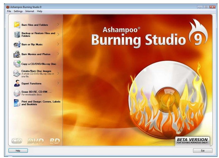 Ashampoo Burning Studio 2009(CD/DVD¼)V9.10 ɫ
