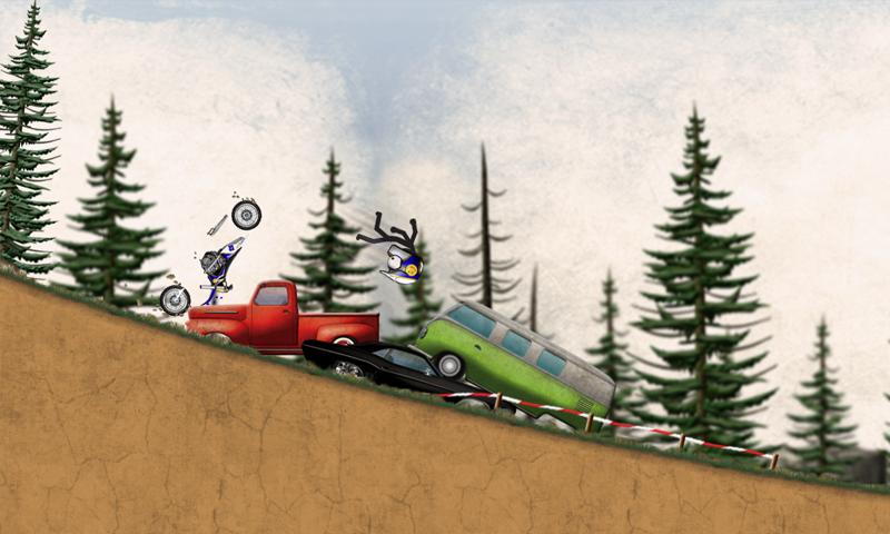 £ԽҰĦг(Stickman Downhill - Motocross)V1.4 ƽ