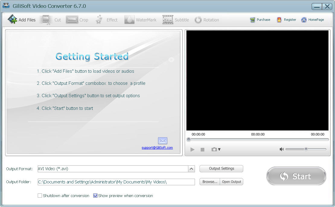 GiliSoft Video Converter(๦Ƶת)V8.7.0 ٷر