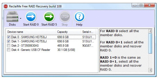 ReclaiMe Free RAID Recovery(RAIDļָ)Build 1386 ɫ
