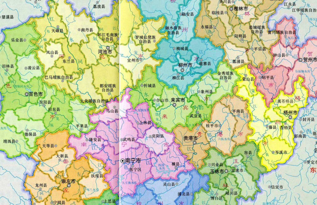 广西地图高清版|广西地图电子版下载|好特下载