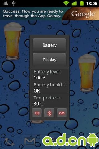 ơ늳ز(Beer Battery Widget)V2.0.1 ׿