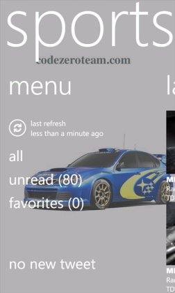  sports car reviewsV1000 WindowsPhone