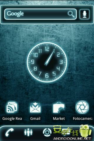 սʱ(Tron Legacy Clock Widget)V1.1 ׿