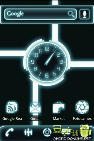 սʱ(Tron Legacy Clock Widget)V1.1 ׿