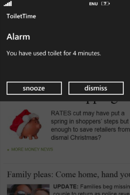 ʱ¼ TOILETTIMEV1.2.0.0 WindowsPhone